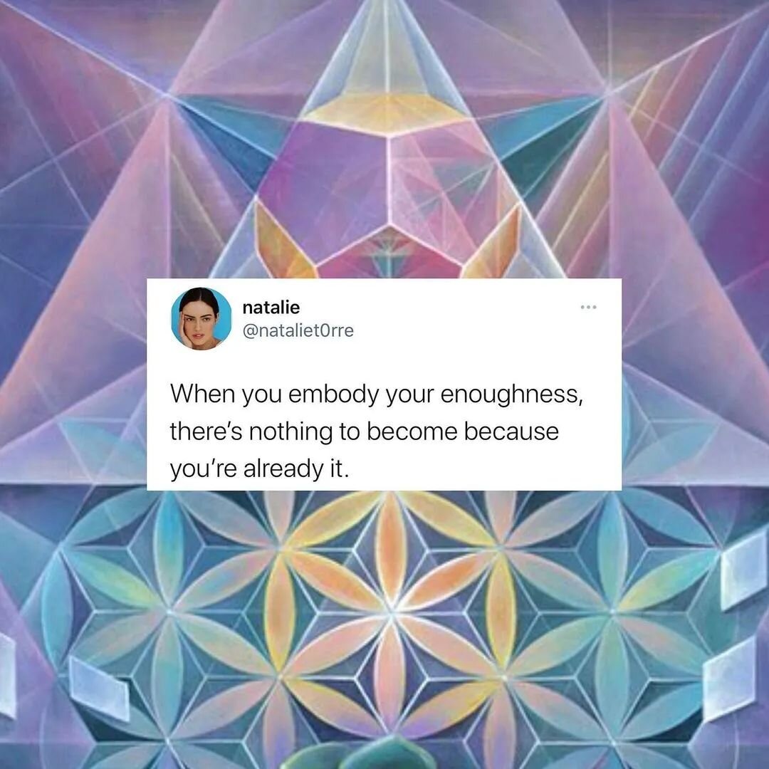 Repost @the_energy_medicine 

Thank you for sharing this affirmation, it is so needed.

#energymedicine #affrimation #enoughness