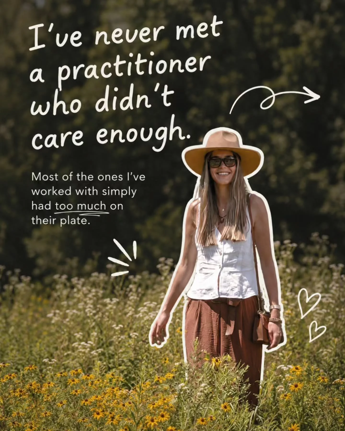 I've met so many incredible practitioners who thought they just needed to be "better" at keeping up. 

The truth is, most don't need to work harder. 

They just need systems that support the way they already care for their clients.💗

#well
