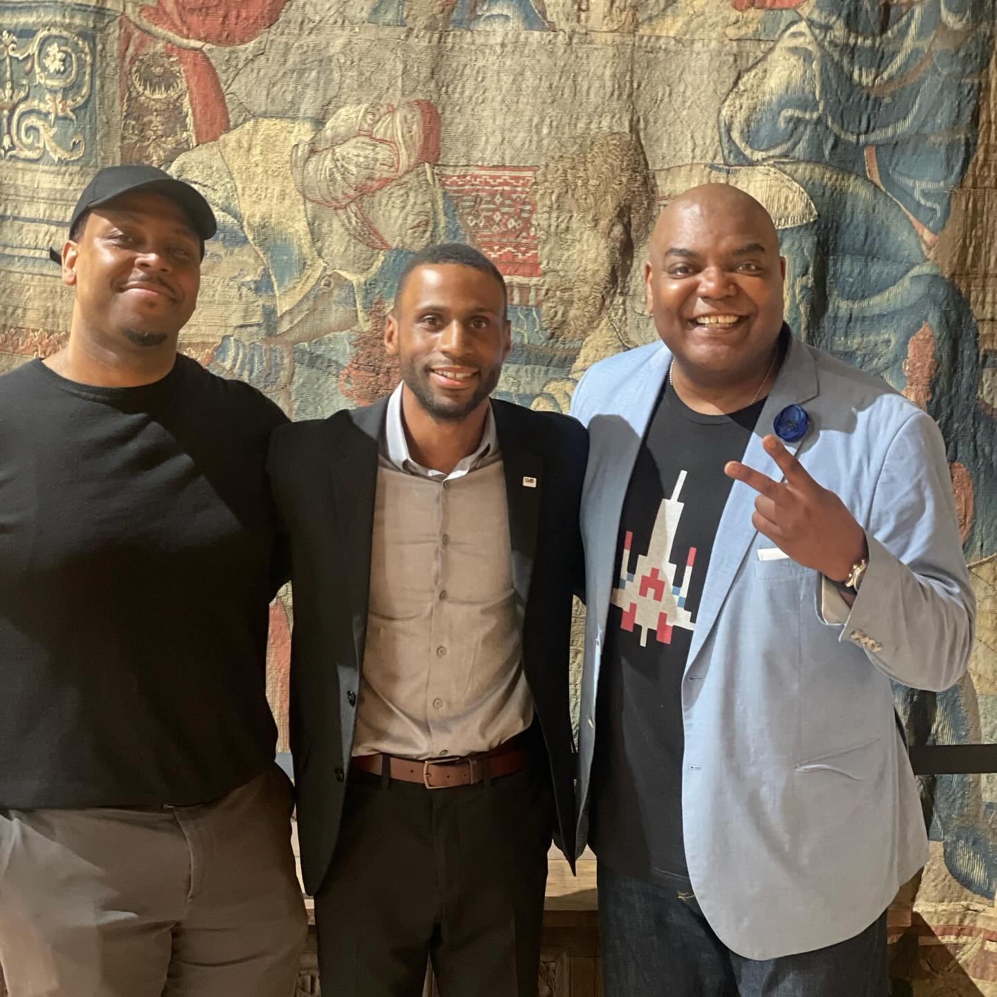 I had a great time seeing my brothers, Andr&eacute; Johnson and Dontrese Brown, at the Legacy by Design &amp; Inspiration by Design event discussing why design matters. Their work on the @arthurasheblvd project was truly inspiring. Stay tuned for mor