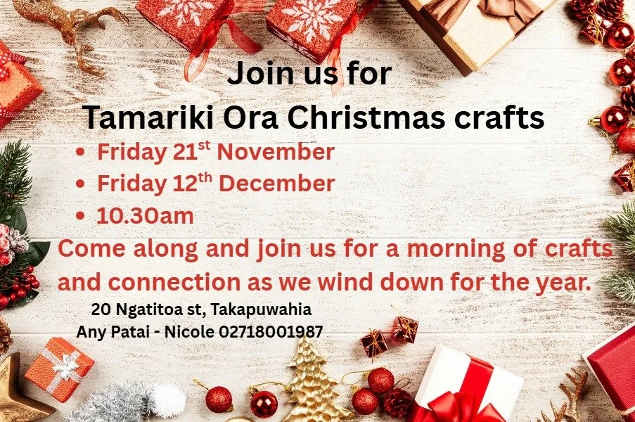 Tamariki Ora Christmas Crafts