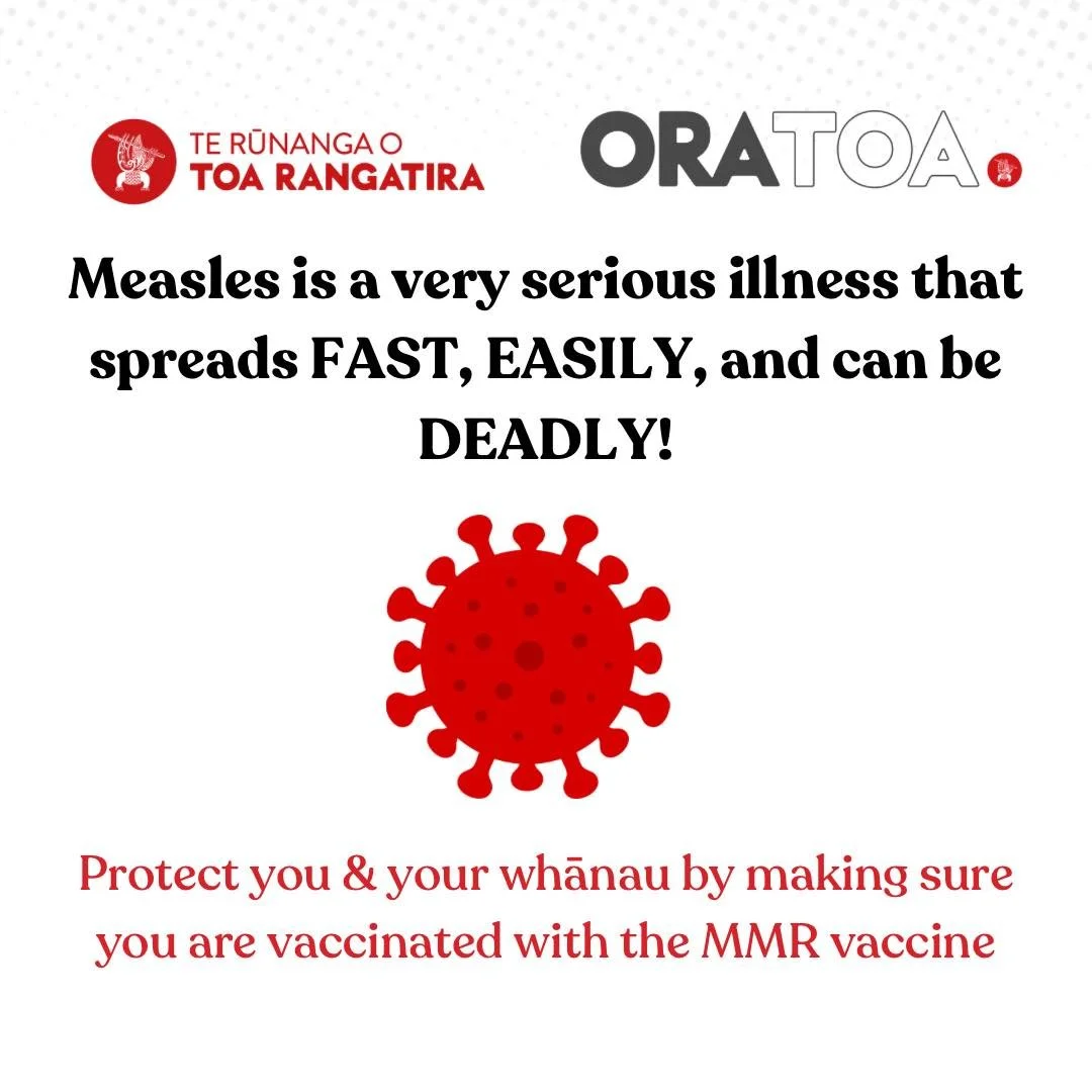 Measles spreads quickly and can be deadly! 