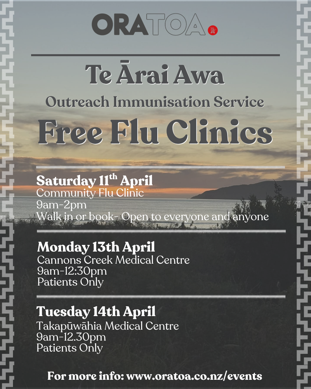 Te Ārai Awa - Free Flu Clinic 