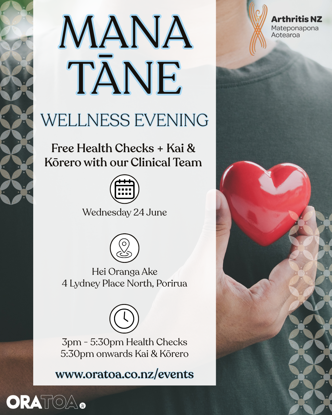 Mana Tāne Wellness Evening
