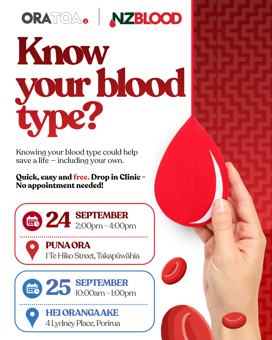 FREE Blood Drive Clinic