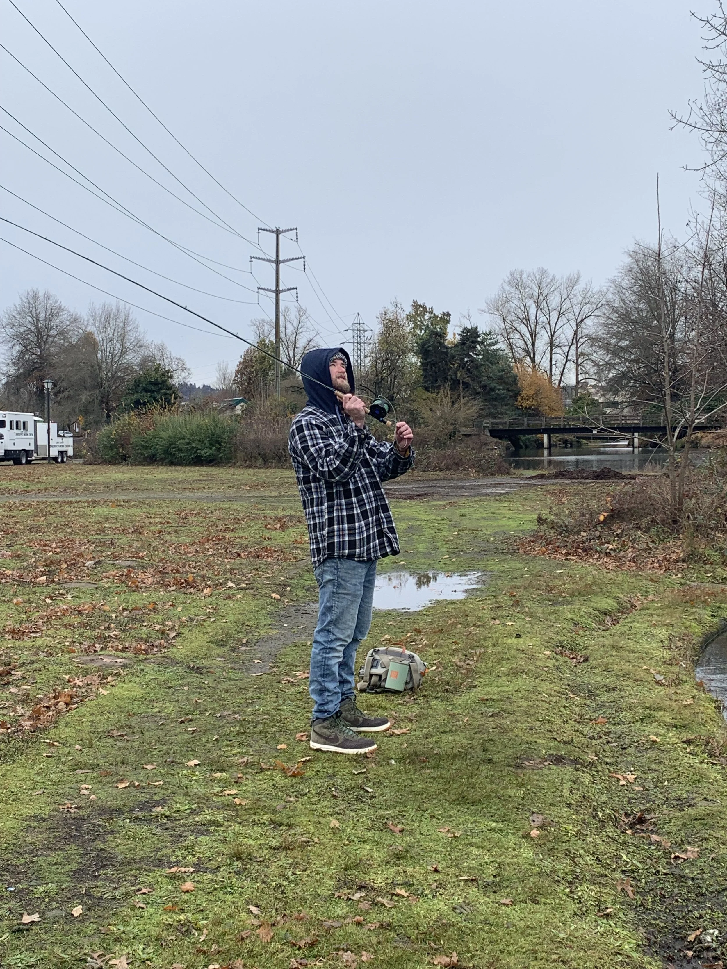 Marcus learns to cast