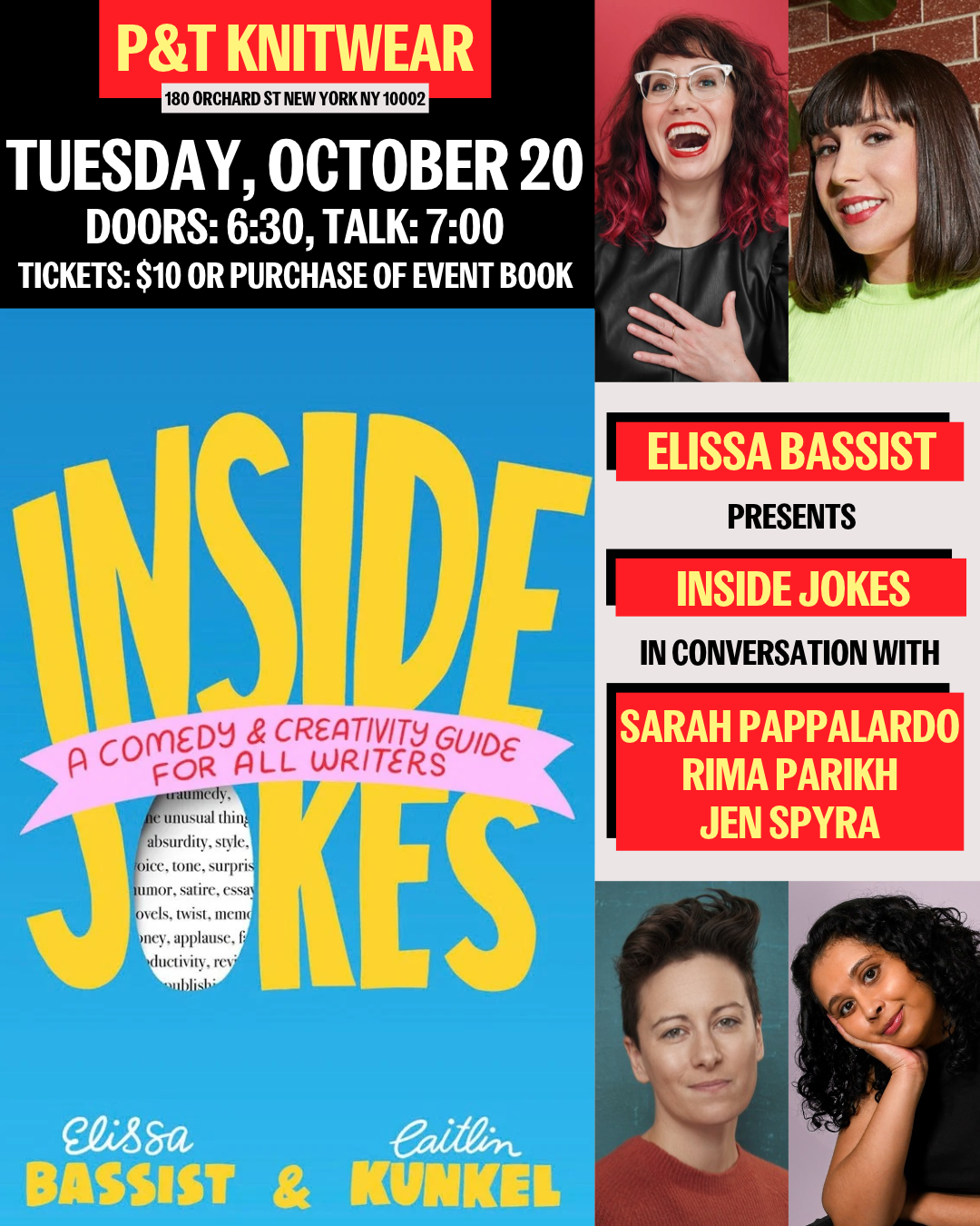 INSIDE JOKES Book Launch
