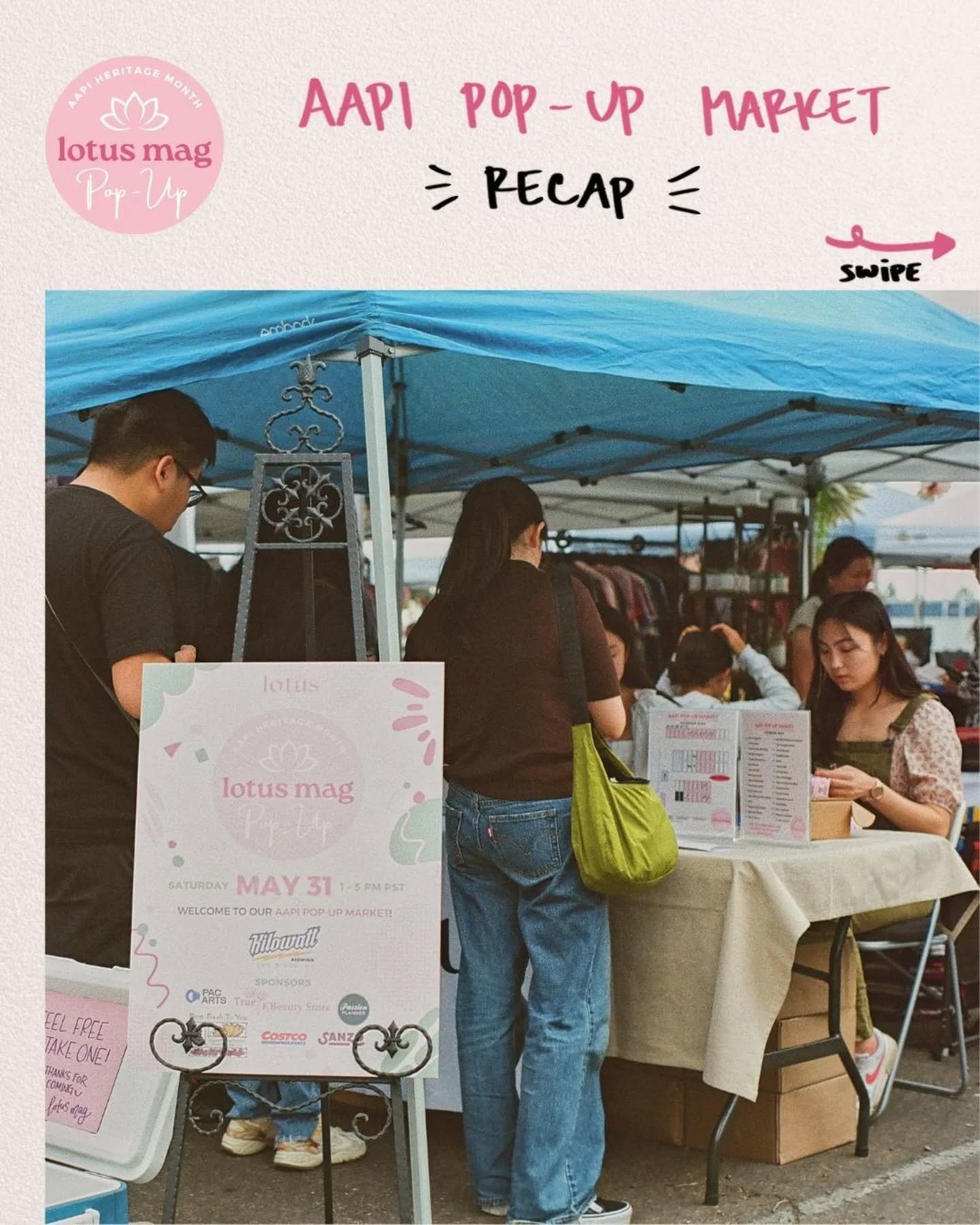 Thank you to everyone who made our AAPI POP-UP MARKET an incredible success! 🪷 We&rsquo;re so grateful to everyone who showed up, showed out, and showed love. These photos by V (@veetography | @listentykozhevennik) capture the community, joy, and en