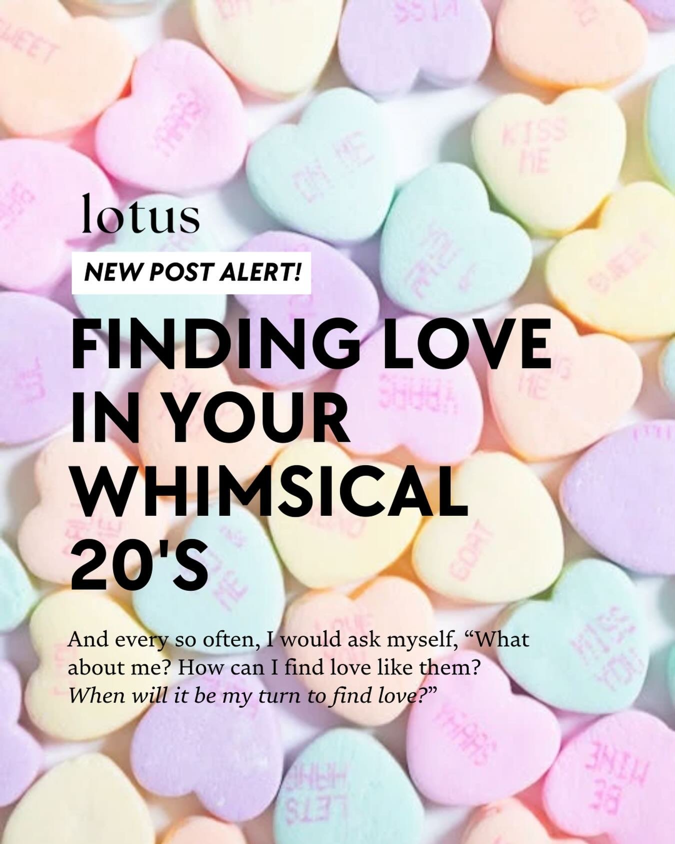 Maybe finding love isn&rsquo;t about waiting for the right person. It&rsquo;s about planting small seeds of courage, being open to opportunities that allow you to meet people, and taking on conversations you might have talked yourself out of before. 