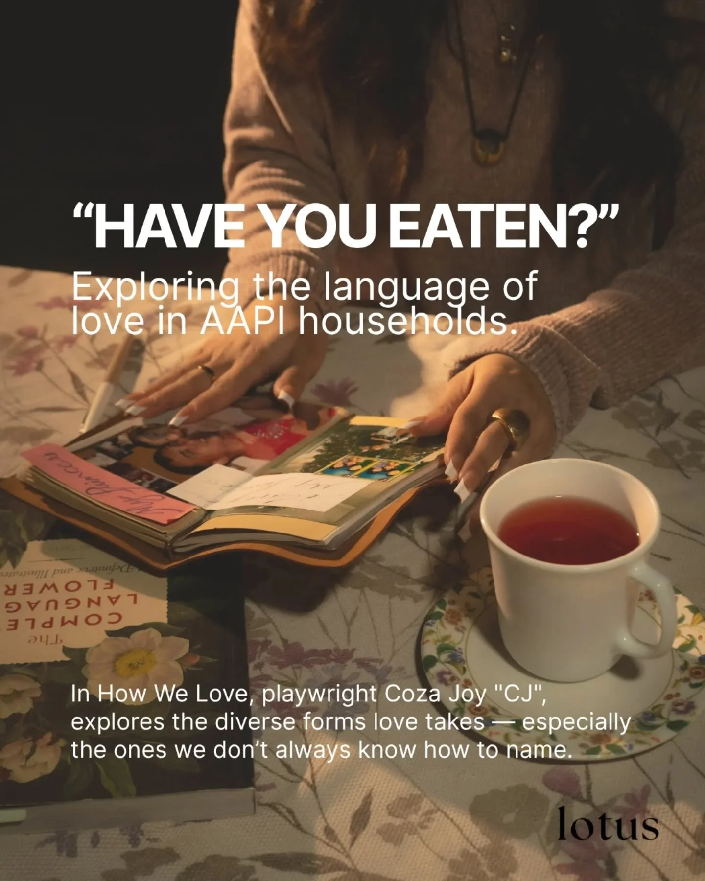 ✨ Read &ldquo;Have You Eaten?&rdquo; Exploring the language of love in AAPI households by Alyssa Chiang now! :sparkles:

Our latest piece dives into How We Love (@rootedinhowwelove), a new vignette play following Maria, a young Filipina-American, as 