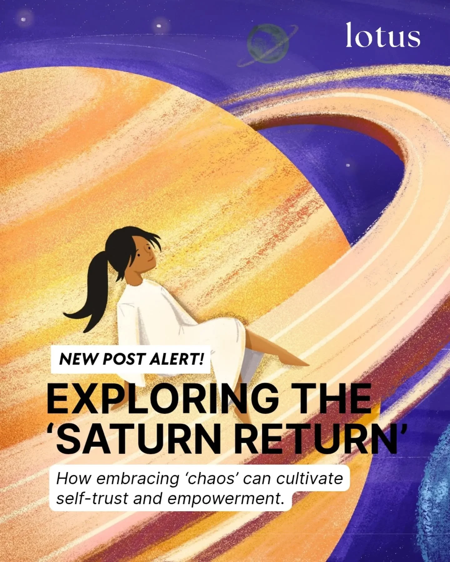 Feeling like your late twenties are asking you to rethink everything? That might be Saturn doing its thing. 🪐

The Saturn Return &mdash; the period when Saturn completes its ~29-year orbit and returns to where it was at your birth &mdash; is often d
