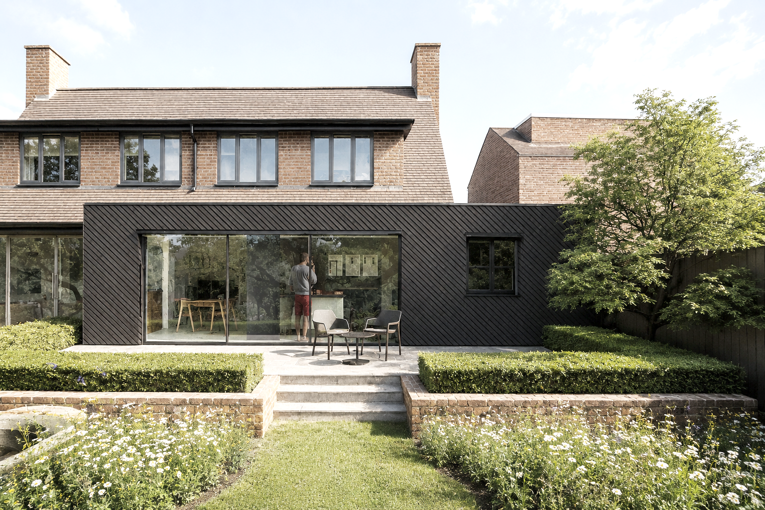 White Spring. — Home Extension and Garden Pavilion, Cambridgeshire