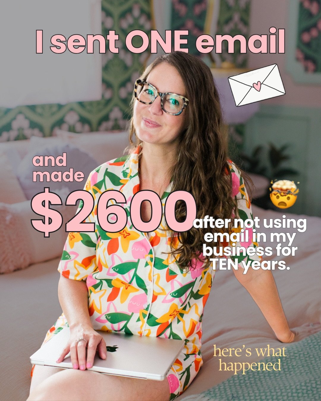 one email literally saved my business and changed my life.

and I ignored email for 10 years. 😳

🙃 I told myself email didn&rsquo;t work. 
🙃 I was too busy.
🙃 I&rsquo;d figure it out later.

and later almost never came because I was SO busy tradi