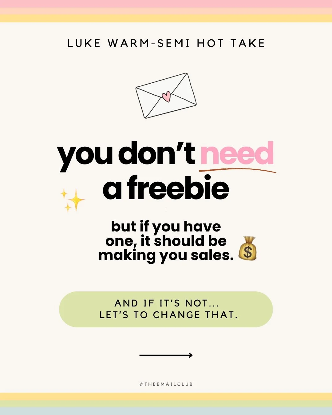 your freebie should be CONVERTING and if it&rsquo;s not...

you&rsquo;re probably making one of these common mistakes.

🚫 it&rsquo;s not attracting your ideal client
🚫 it&rsquo;s not hitting them at the right point in the buyer journey
🚫 it&rsquo;