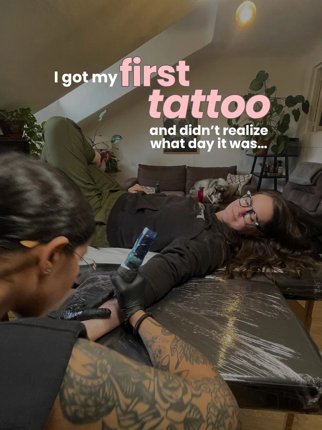 my first tattoo would make me cry just&hellip; not for the reason you might think.

I cried because I realized, I get to carry my girl with me always. 💛

and then later I realized it had been 5 years since her gotcha day. someone said, that&rsquo;s 