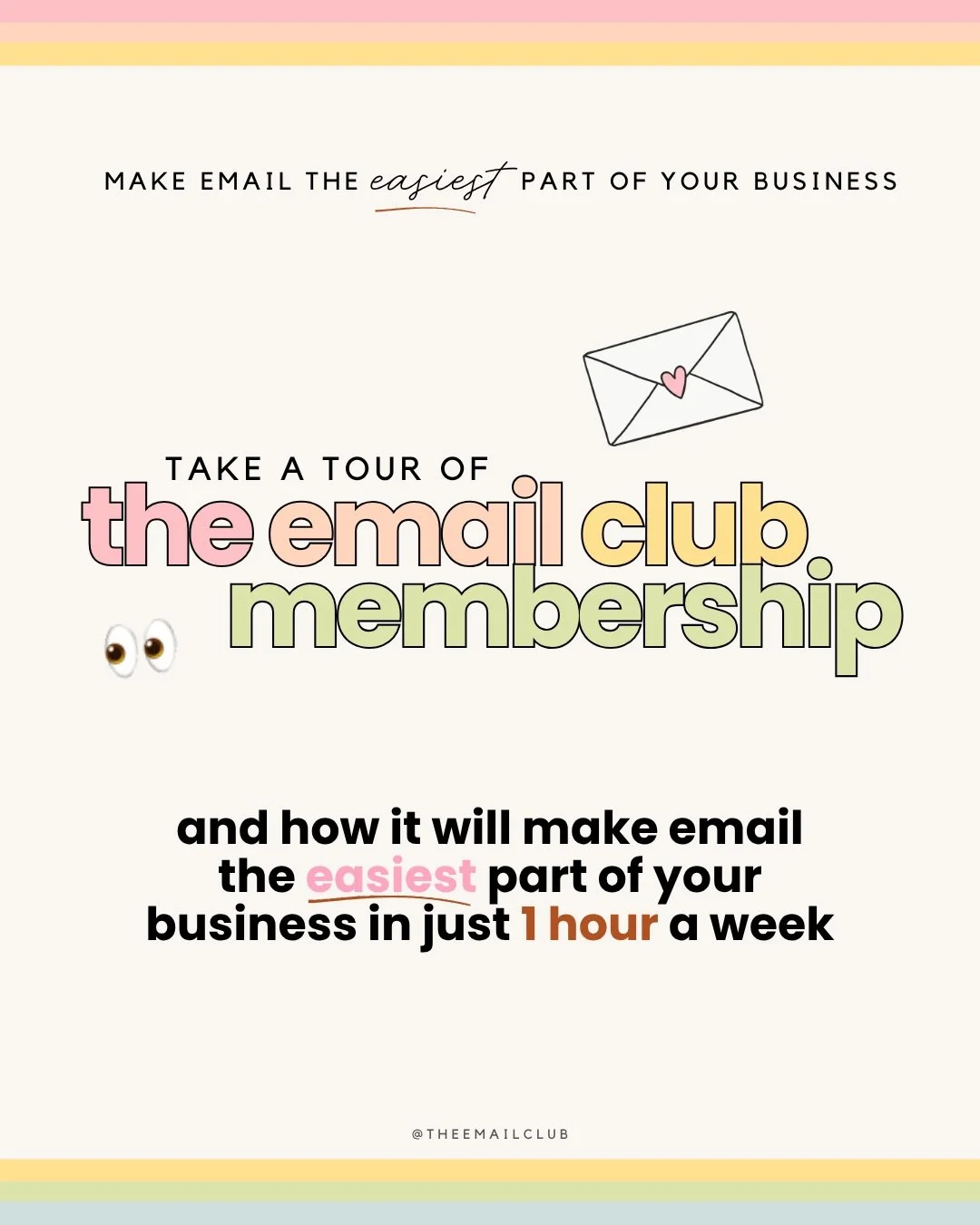 what if email only took you ONE hour a week? 💌

when I created The Email Club Membership FOUR years ago, I wanted to help you make email the EASIEST part of your business and eliminate the question &ldquo;what should I say in my email?&rdquo; from y