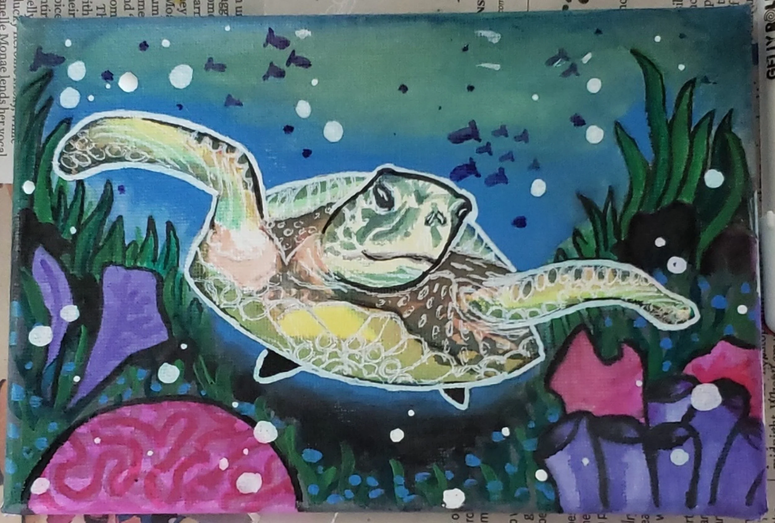 Turtle (2022)
Watercolor & Ink