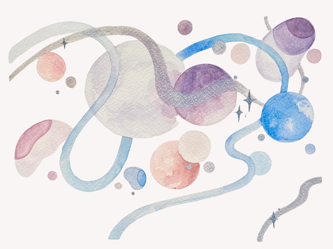 Space Playground - Graphic Score (2022), Watercolor