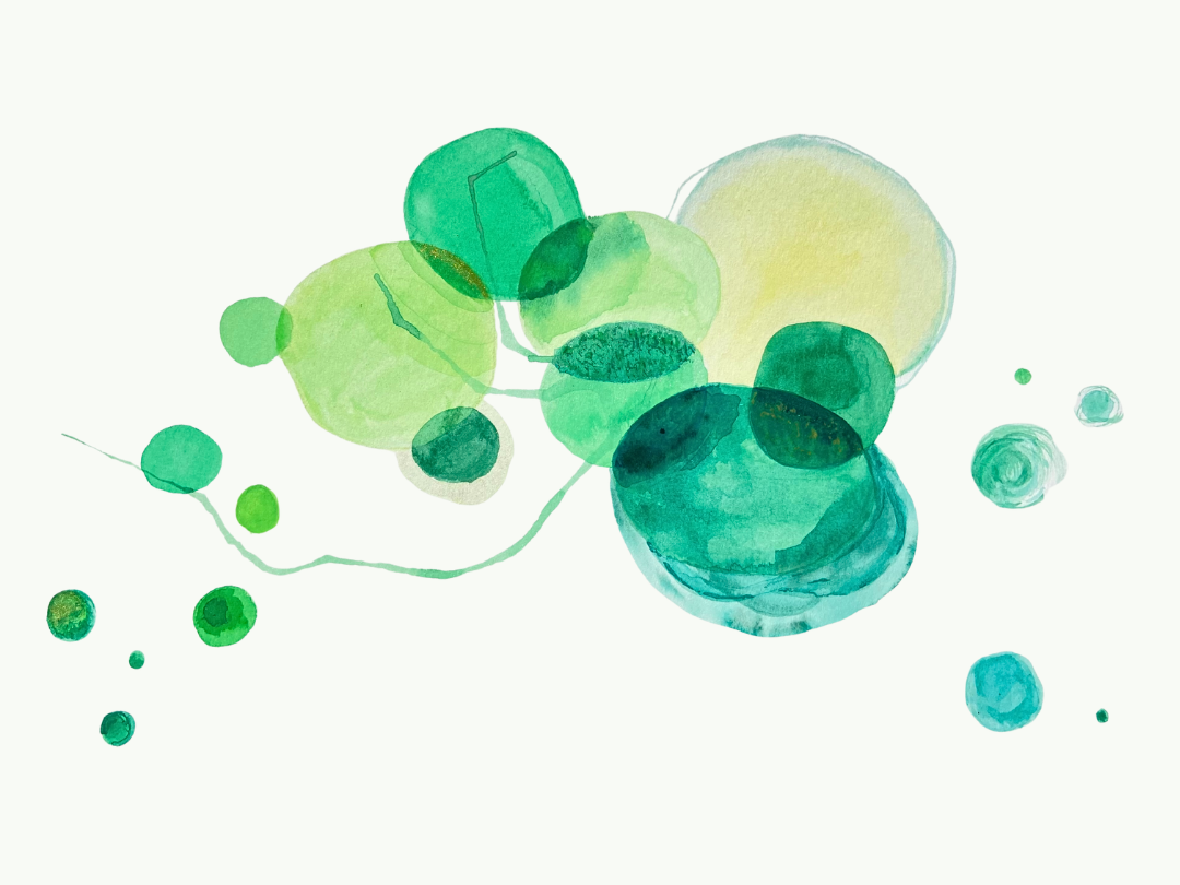 The Joy of Finding Home - Graphic Score (2021), Watercolor

