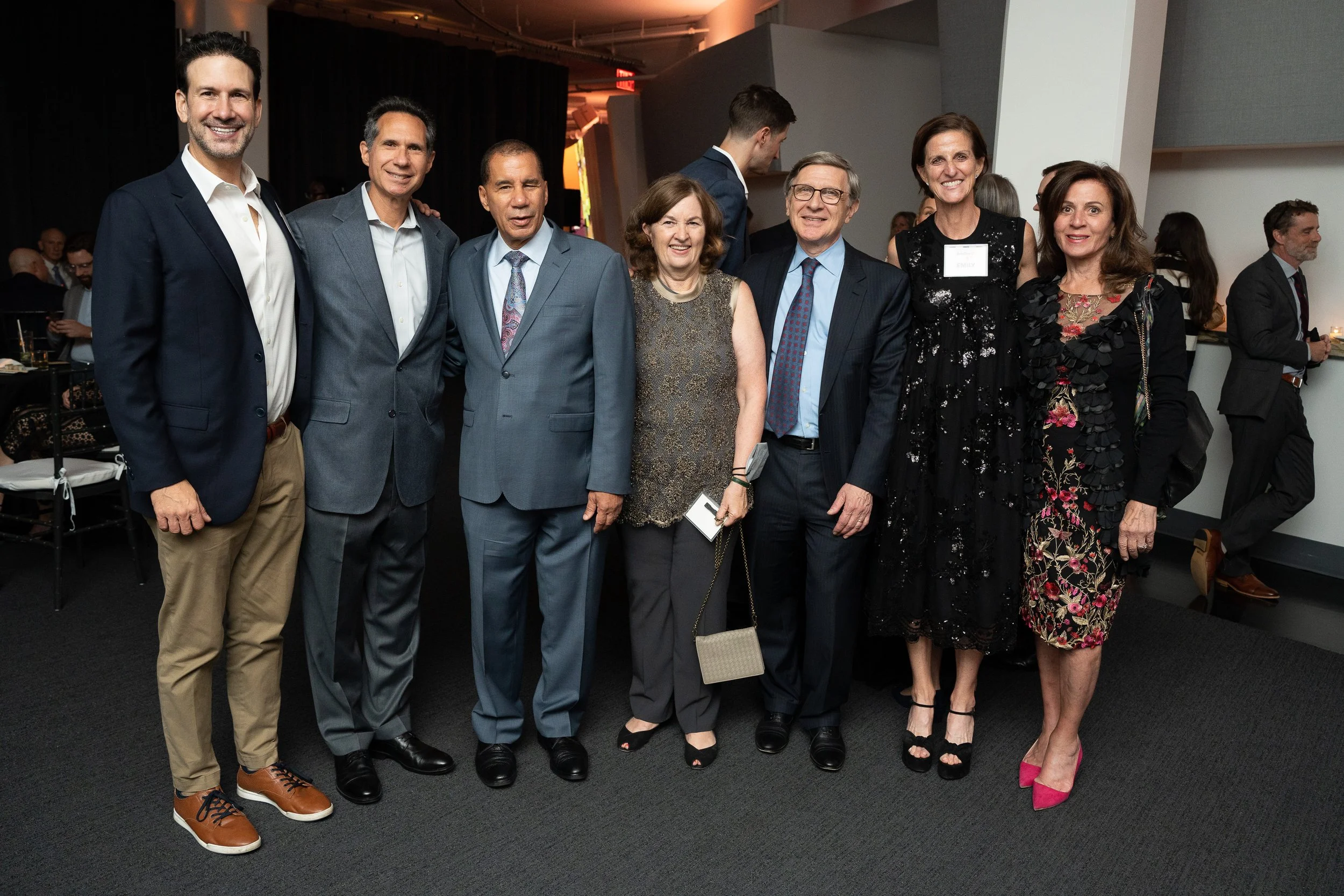  Group photo including president and CEO Emily Glasser, David Patterson 