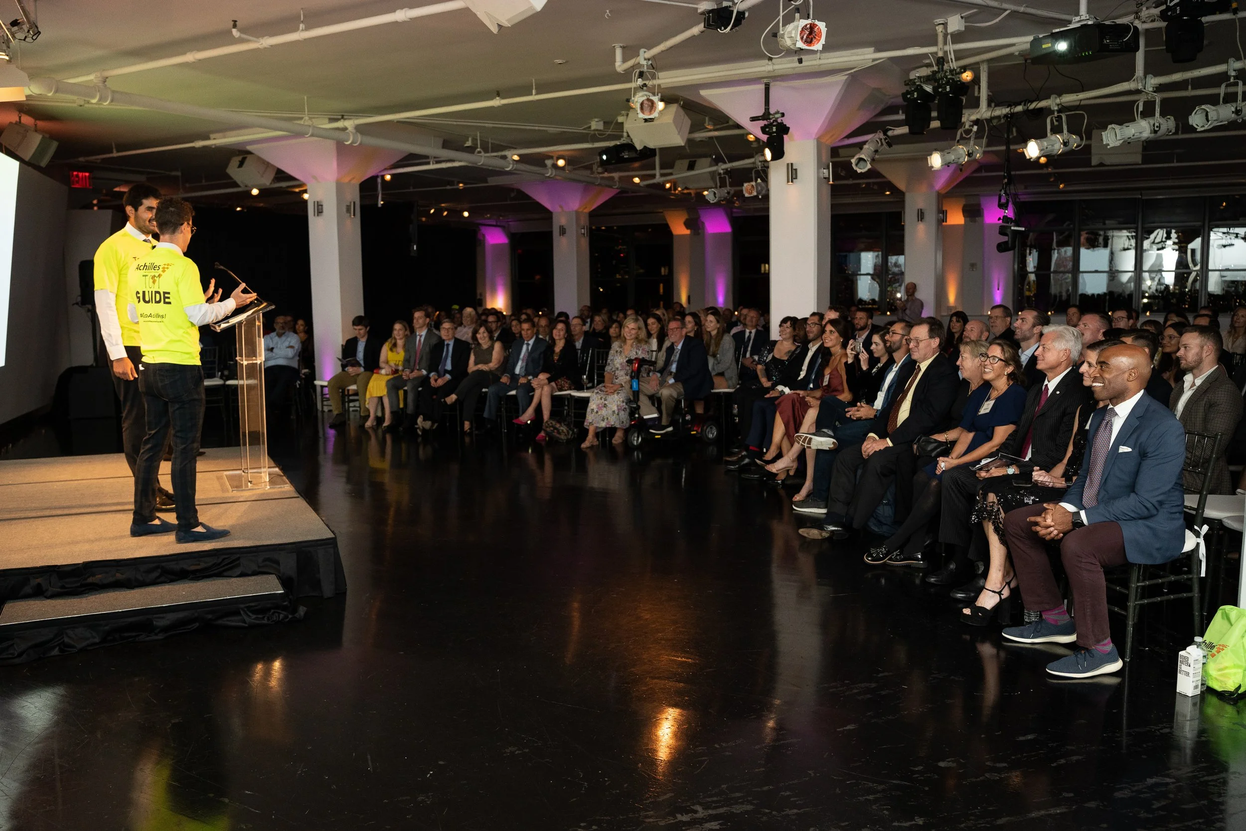 Audience during theater style seated program  