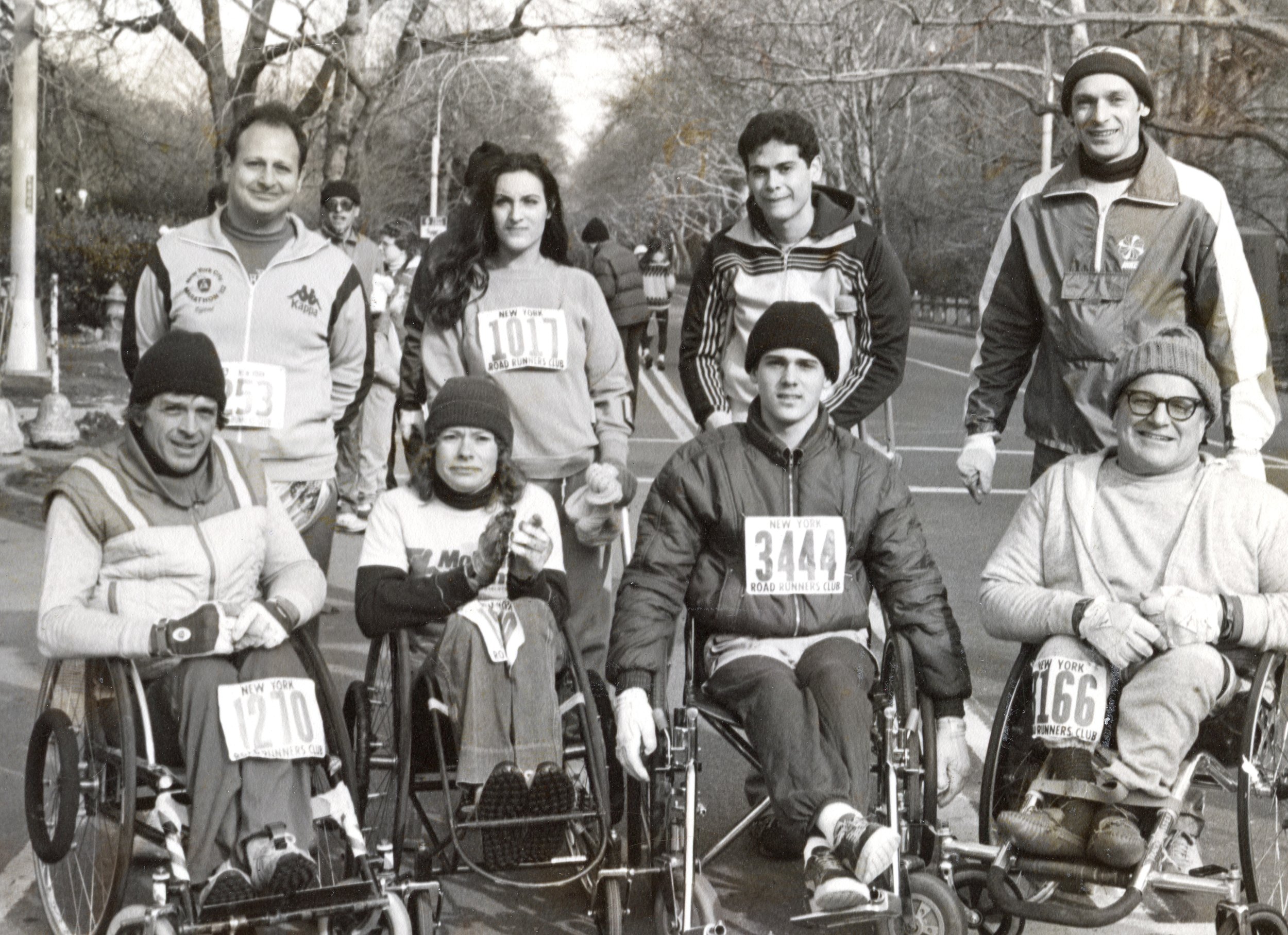 Original group photo of the Achilles Track Club from 1983 