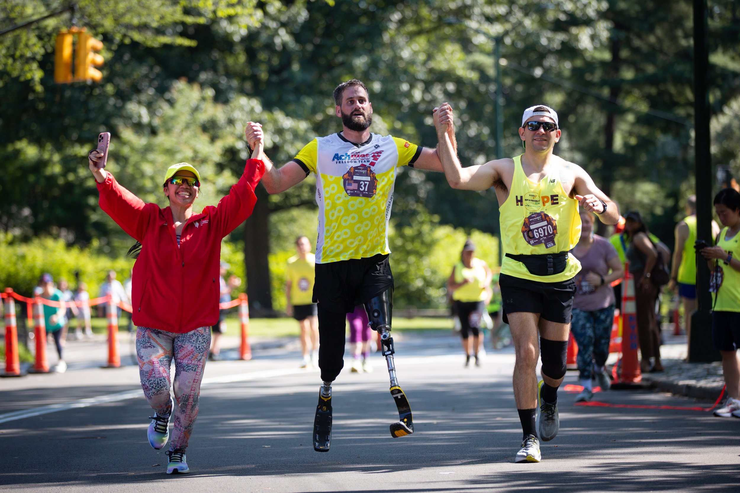 Athletes and Veterans with Disabilities Shine in Record Breaking Achilles Hope & Possibility® 4M Presented by TD Bank