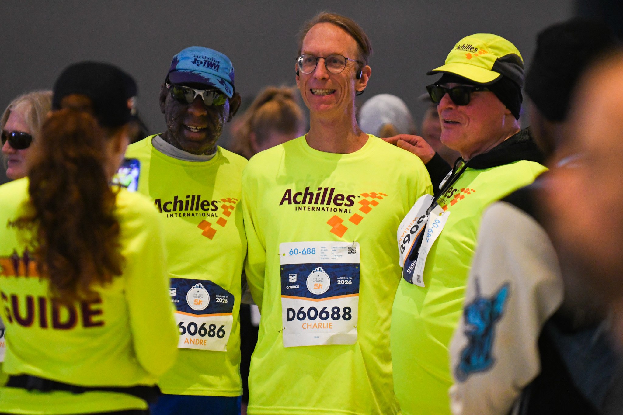  Achilles members smiling together.  