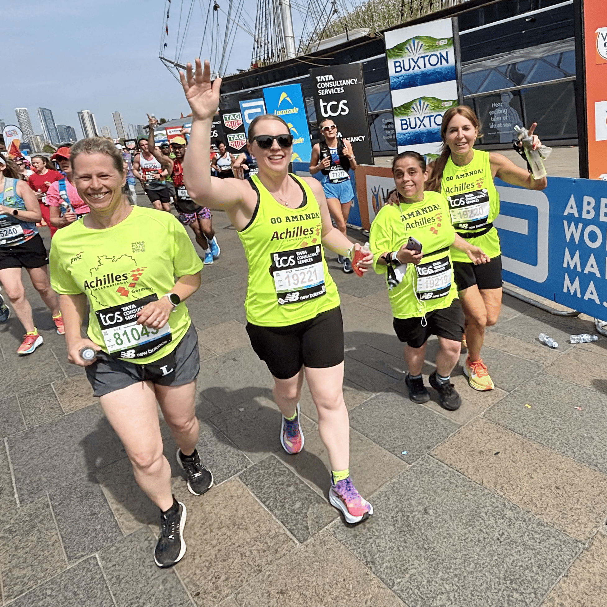 Two World Marathon Majors, One Achilles Community