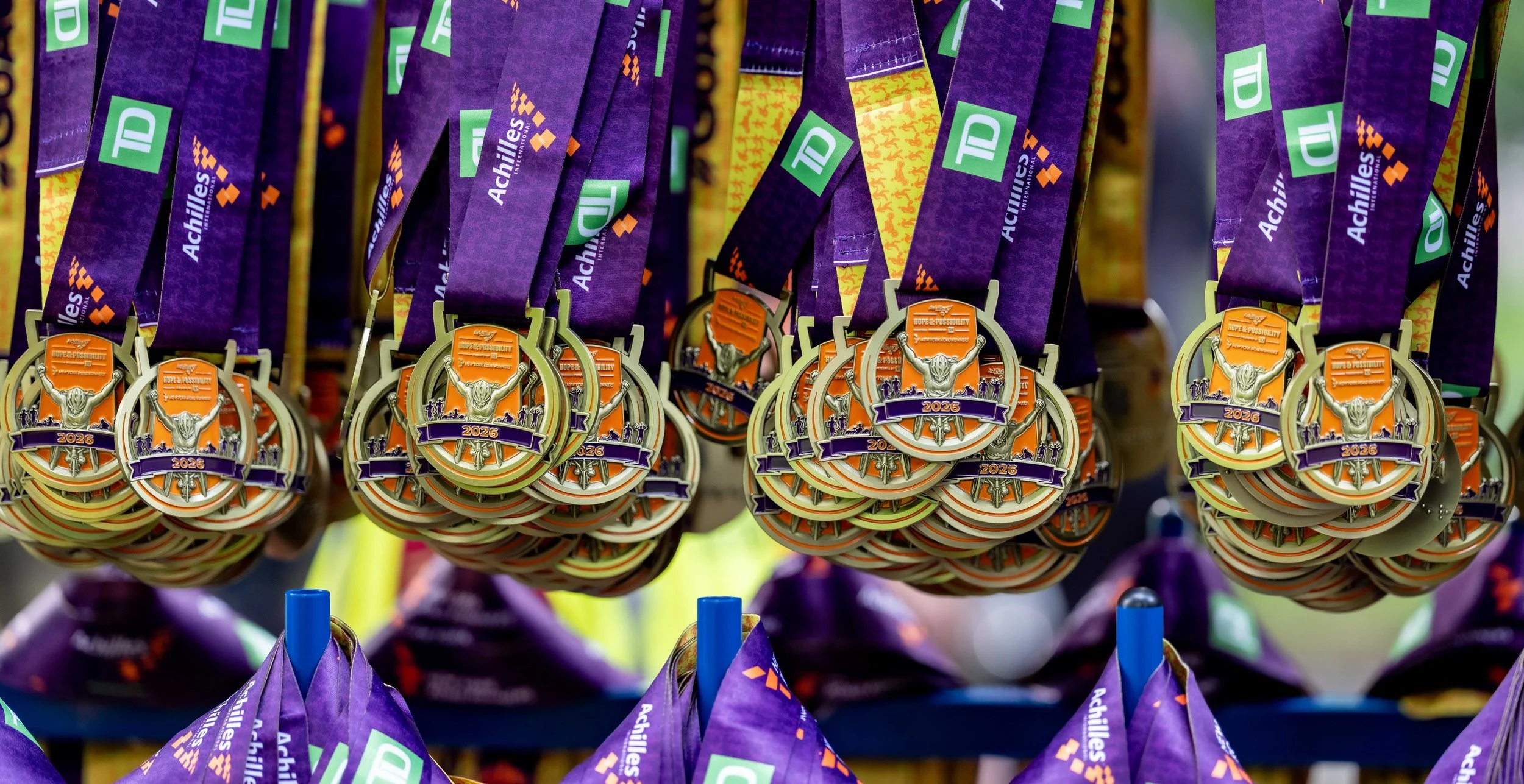  The Achilles Hope &amp; Possibility 4M Presented by TD finisher medal.  