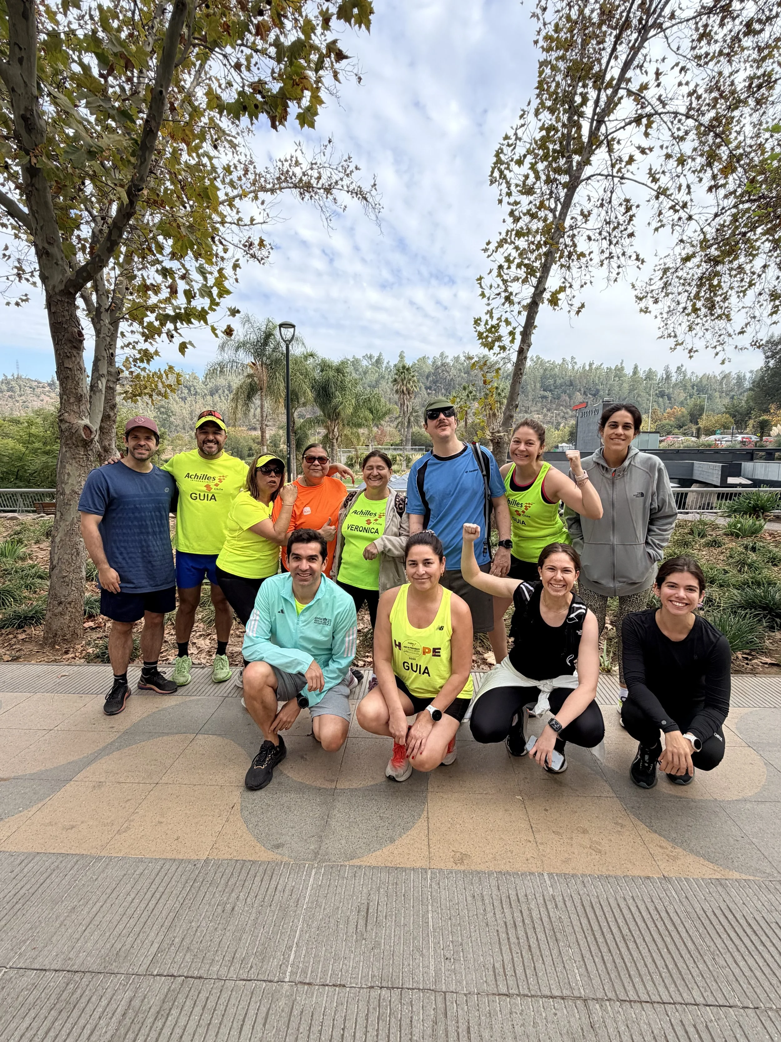  Group photo of Achilles Chile 