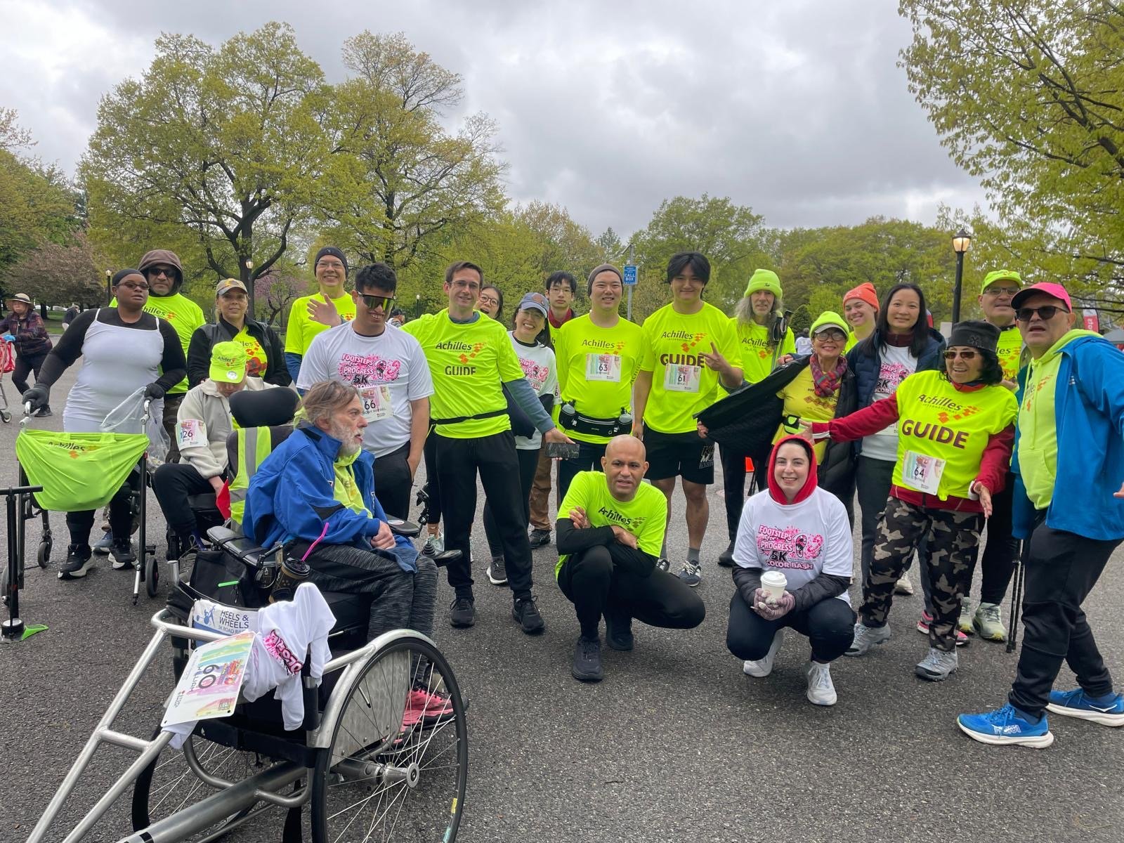  Group photo from a recent Achilles Queens event 