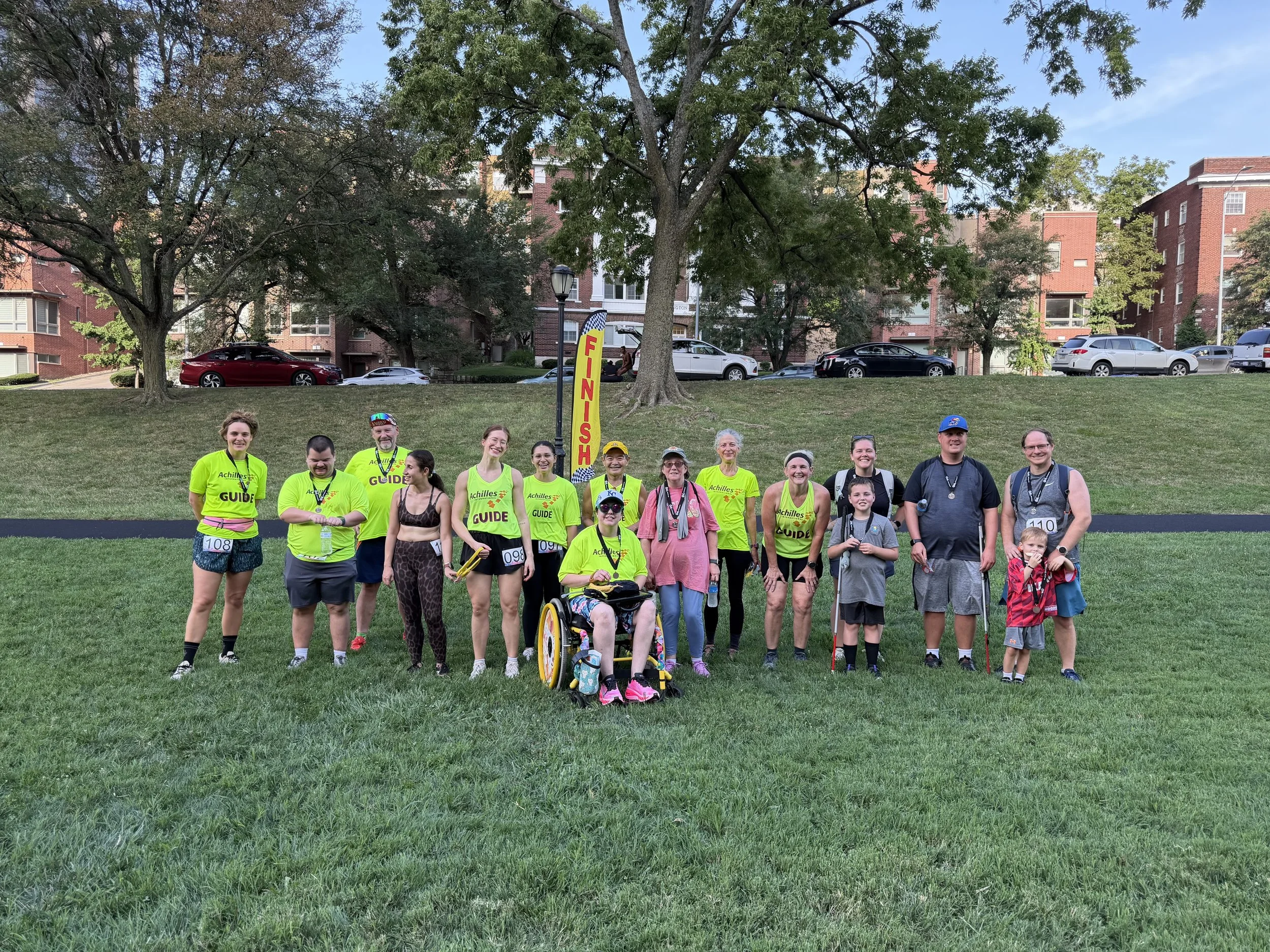  Group shot of Achilles Kansas City. 