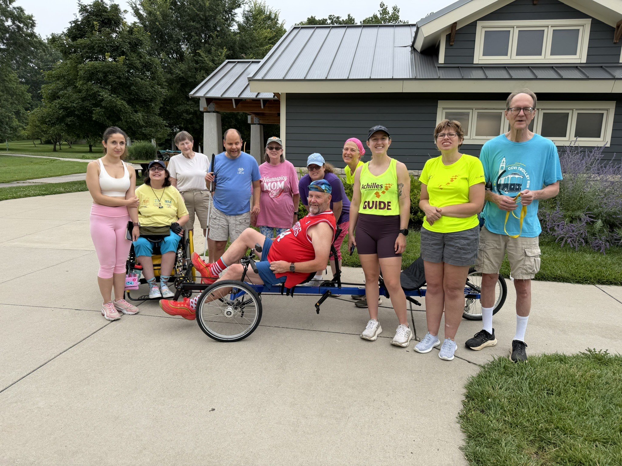  Group shot of Achilles Kansas City. 