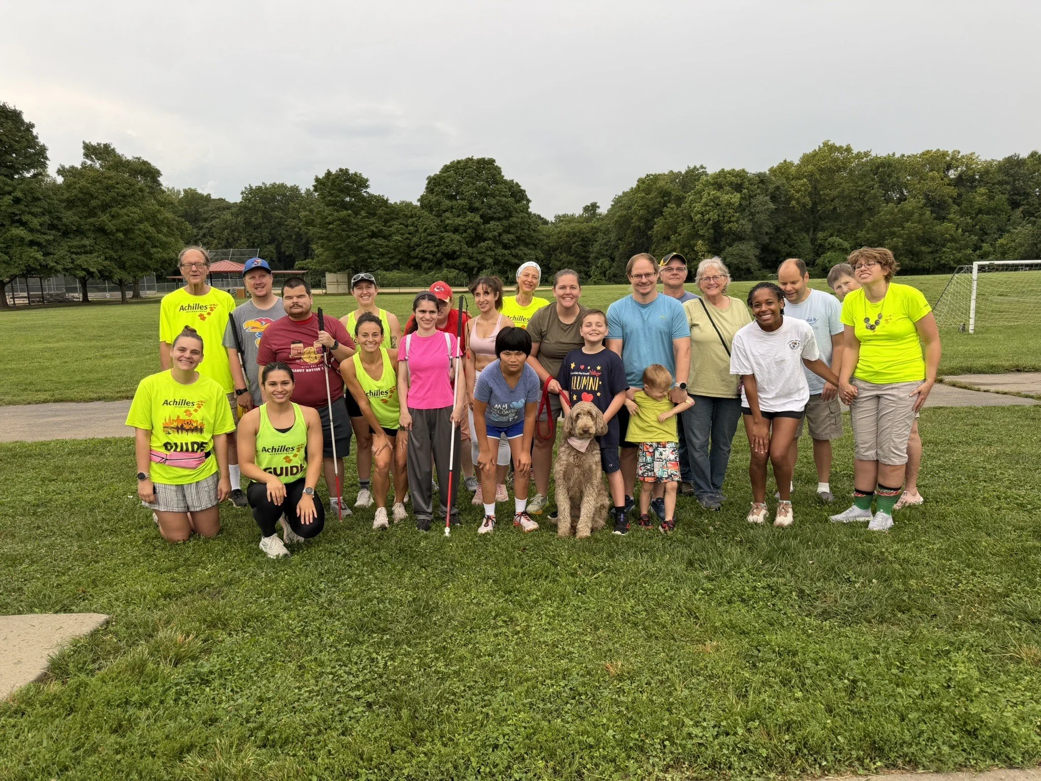  Group shot of Achilles Kansas City. 