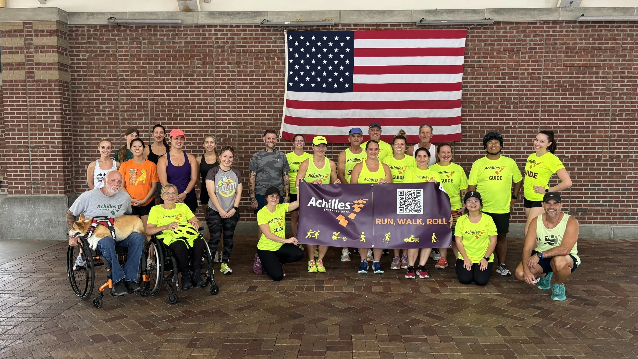 Group shot of Achilles Orlando members