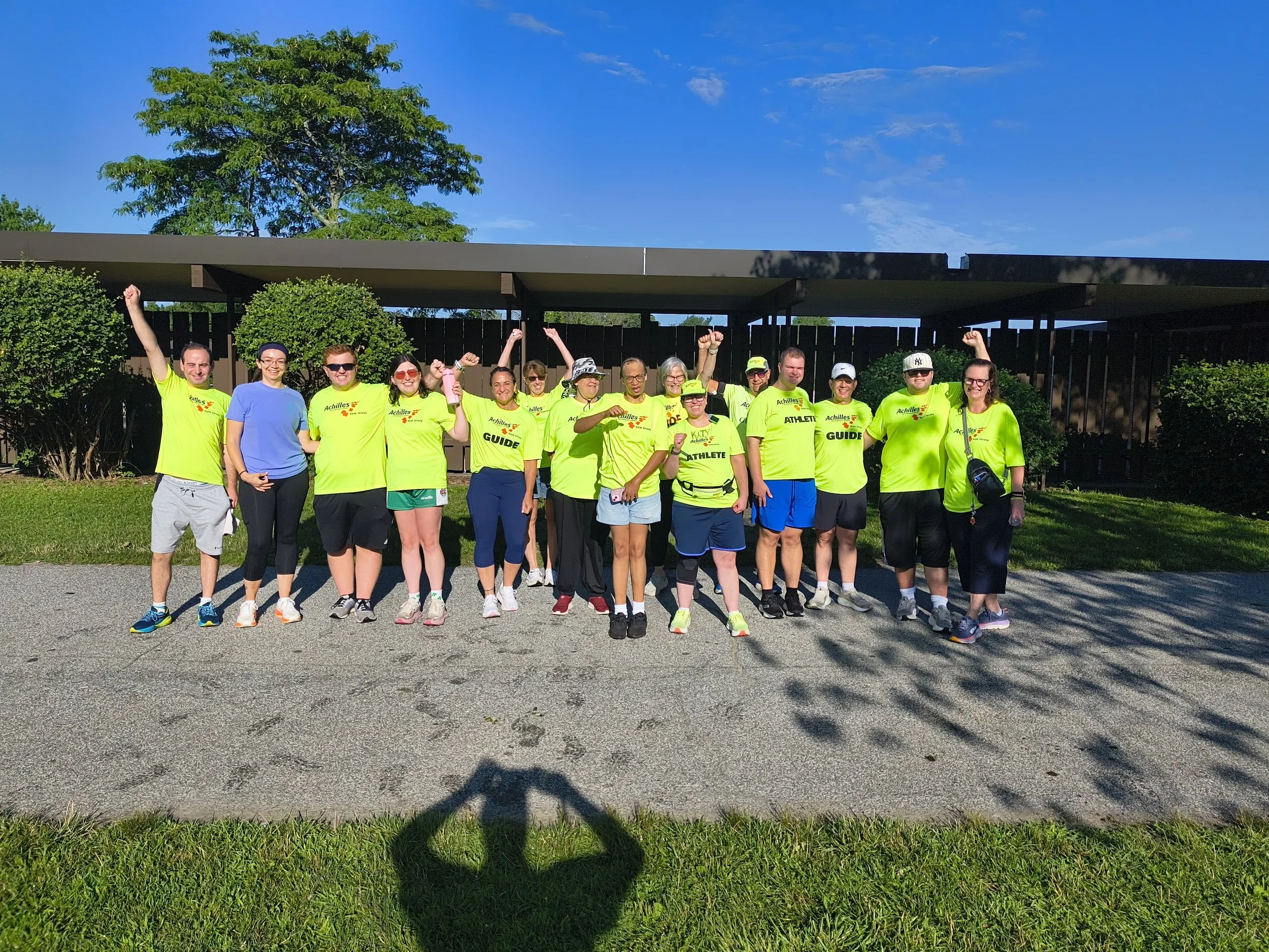 Group shot of Achilles ANJ Rockland County members