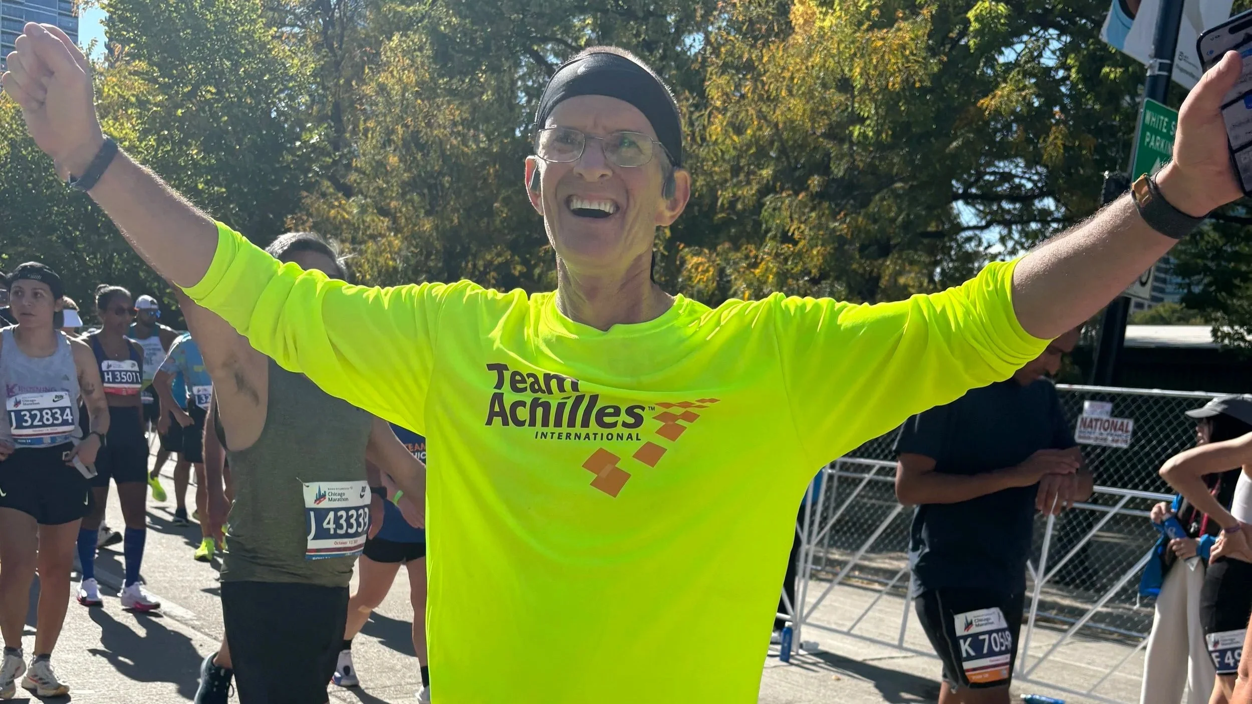 Team Achilles female charity runner