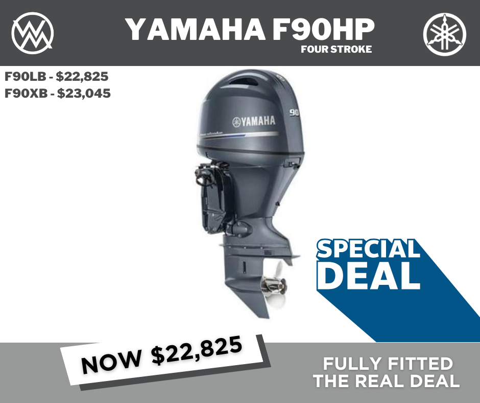 2025 YAMAHA 90HP 4 STROKE - IN STOCK NOW!!