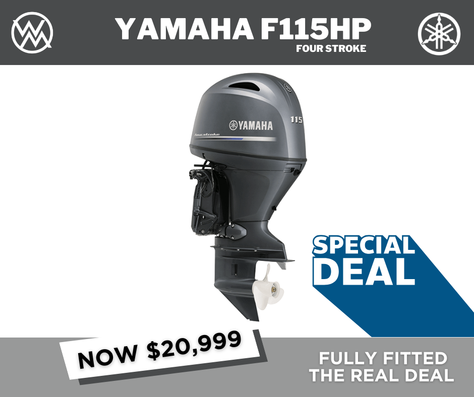 2025 YAMAHA 115HP 4 STROKE - IN STOCK NOW!!