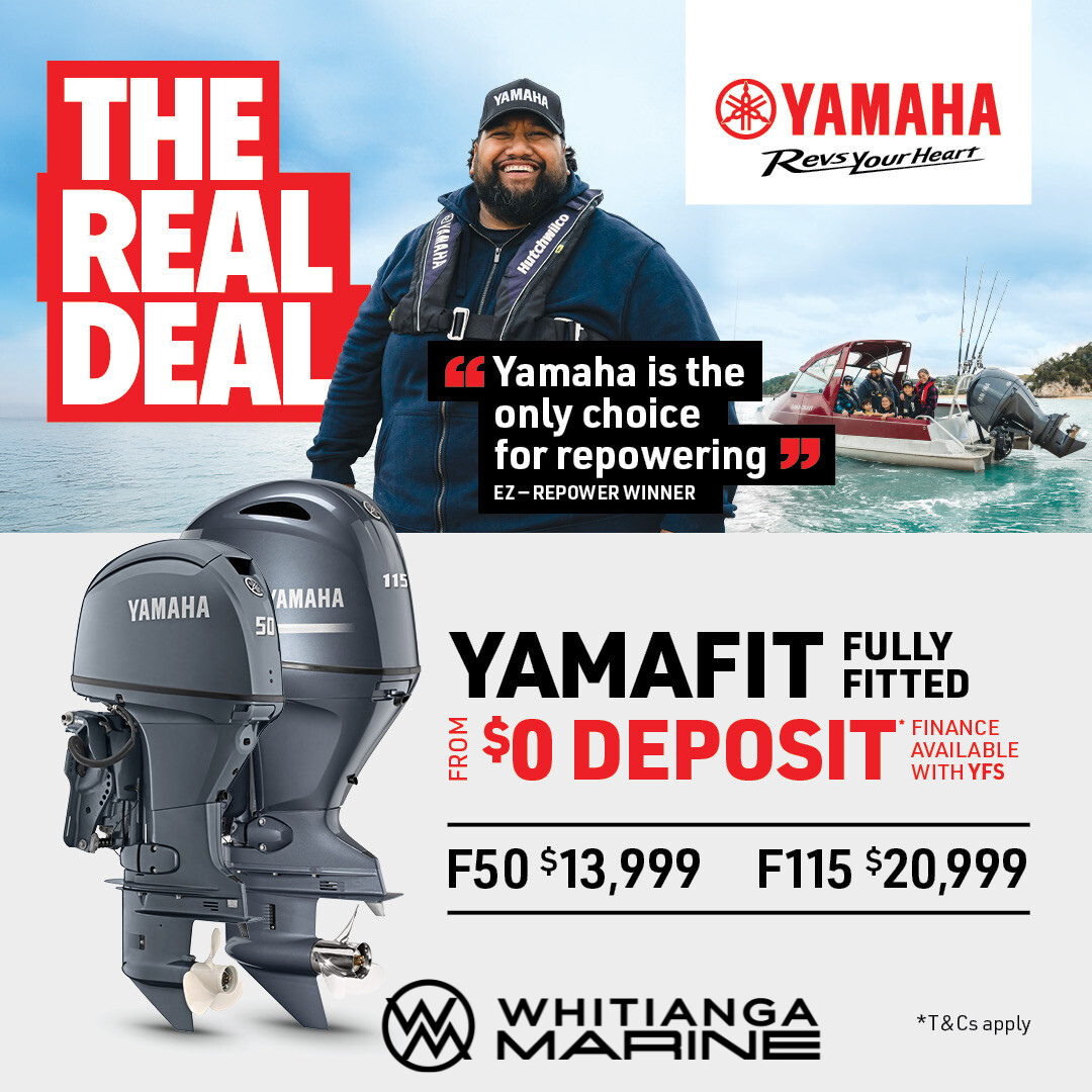2026 YAMAHA 50HP 4 STROKE - FULLY FITTED DEAL ON NOW. IN STOCK!!