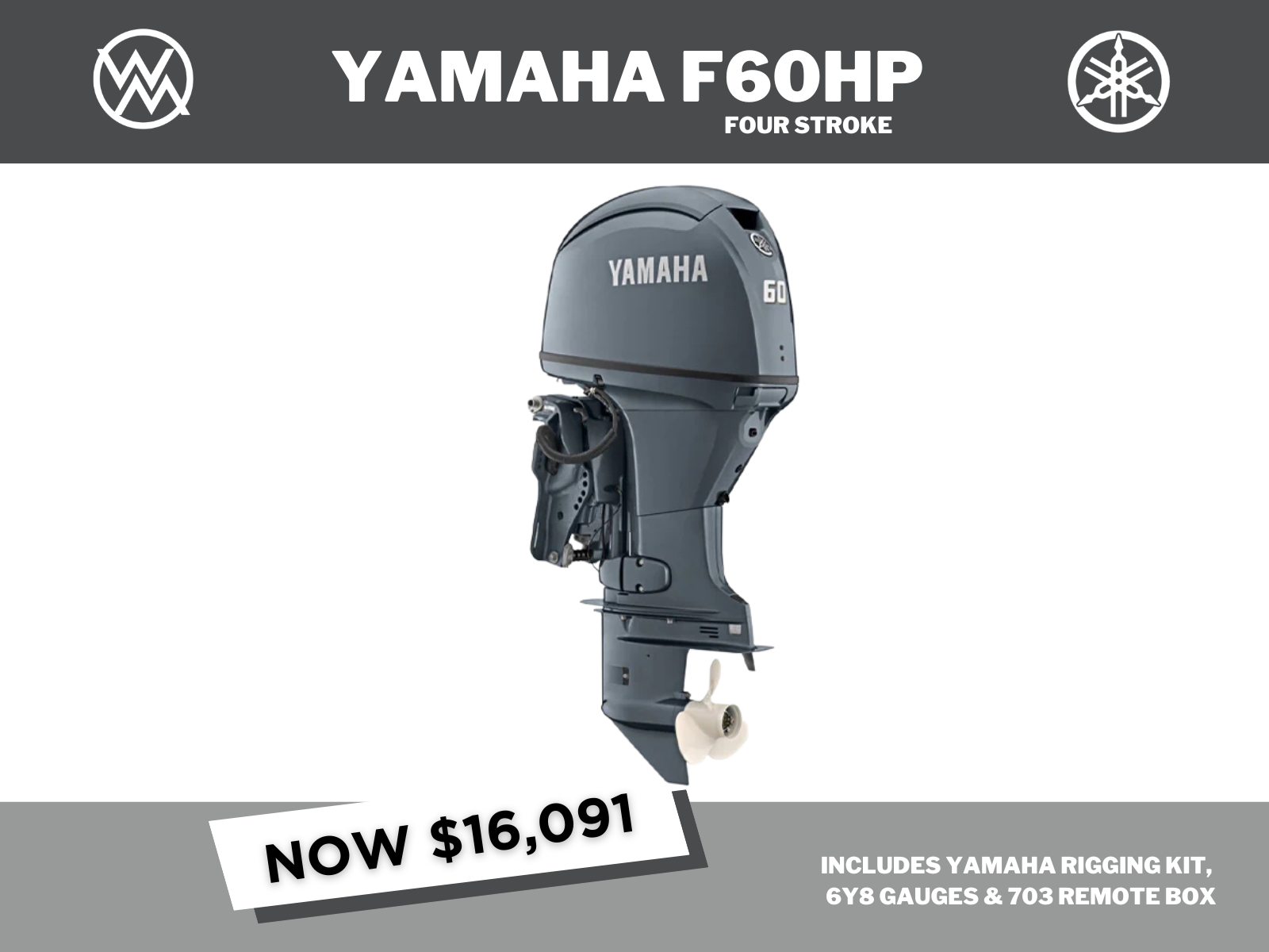 2026 YAMAHA F60HP 4 STROKE - IN STOCK NOW!!