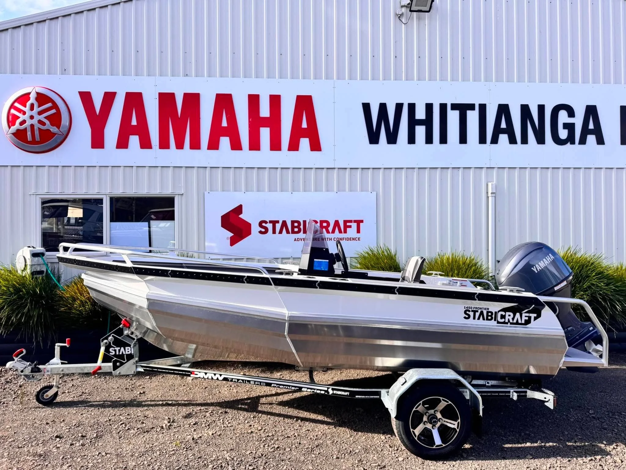 2026 STABICRAFT 1450 FRONTIER, YAMAHA F50HP &amp; DMW TRAILER - IN STOCK NOW!! ( PAINT STAGE 1 WHITE )