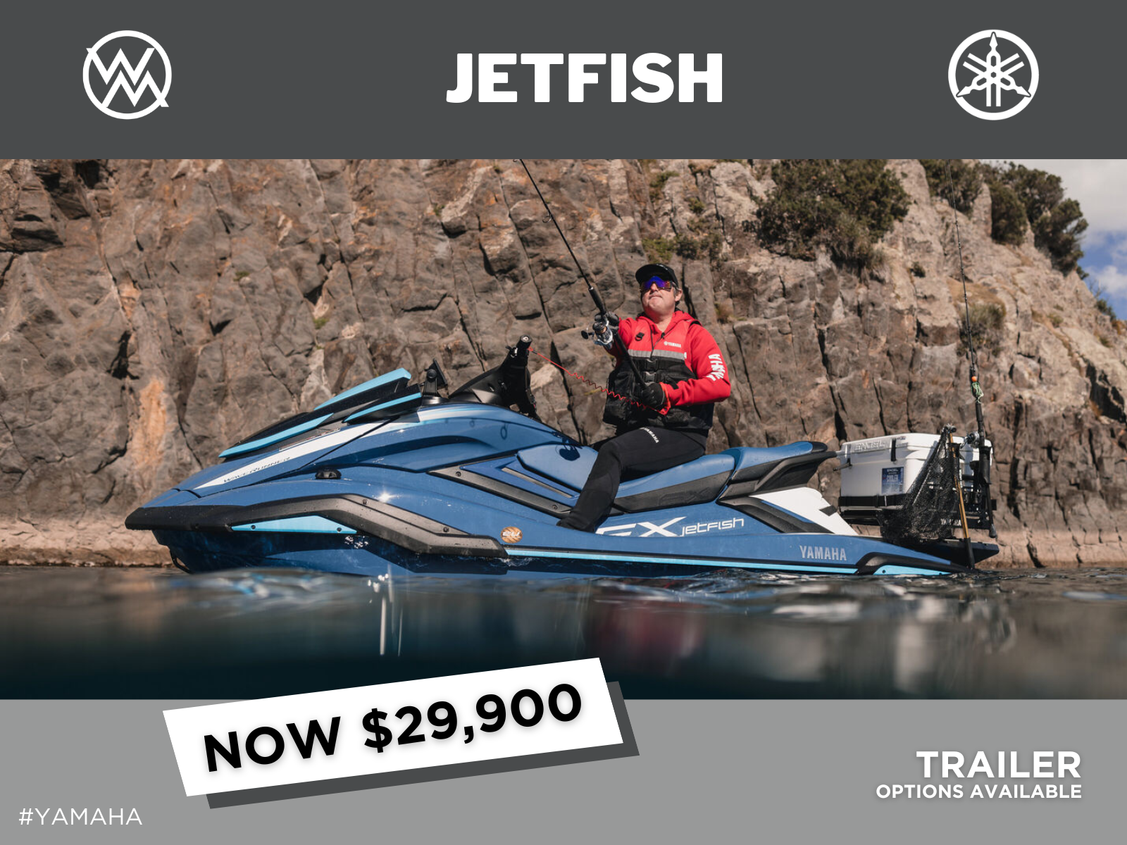 2025 YAMAHA WAVERUNNER JETFISH - IN STOCK NOW!!