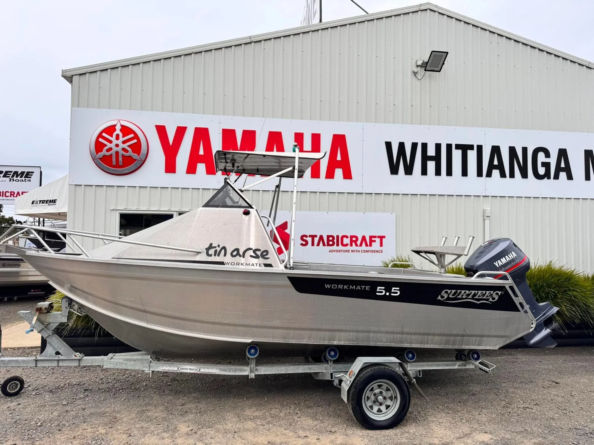 2015 SURTEES 5.5 WORKMATE, YAMAHA 115HP &amp; SURTEES TRAILER