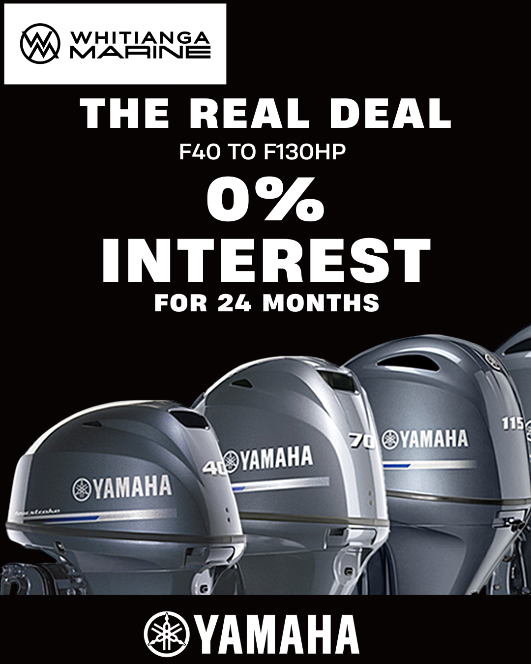 THE REAL DEAL - 0% INTEREST FOR 24 MONTHS