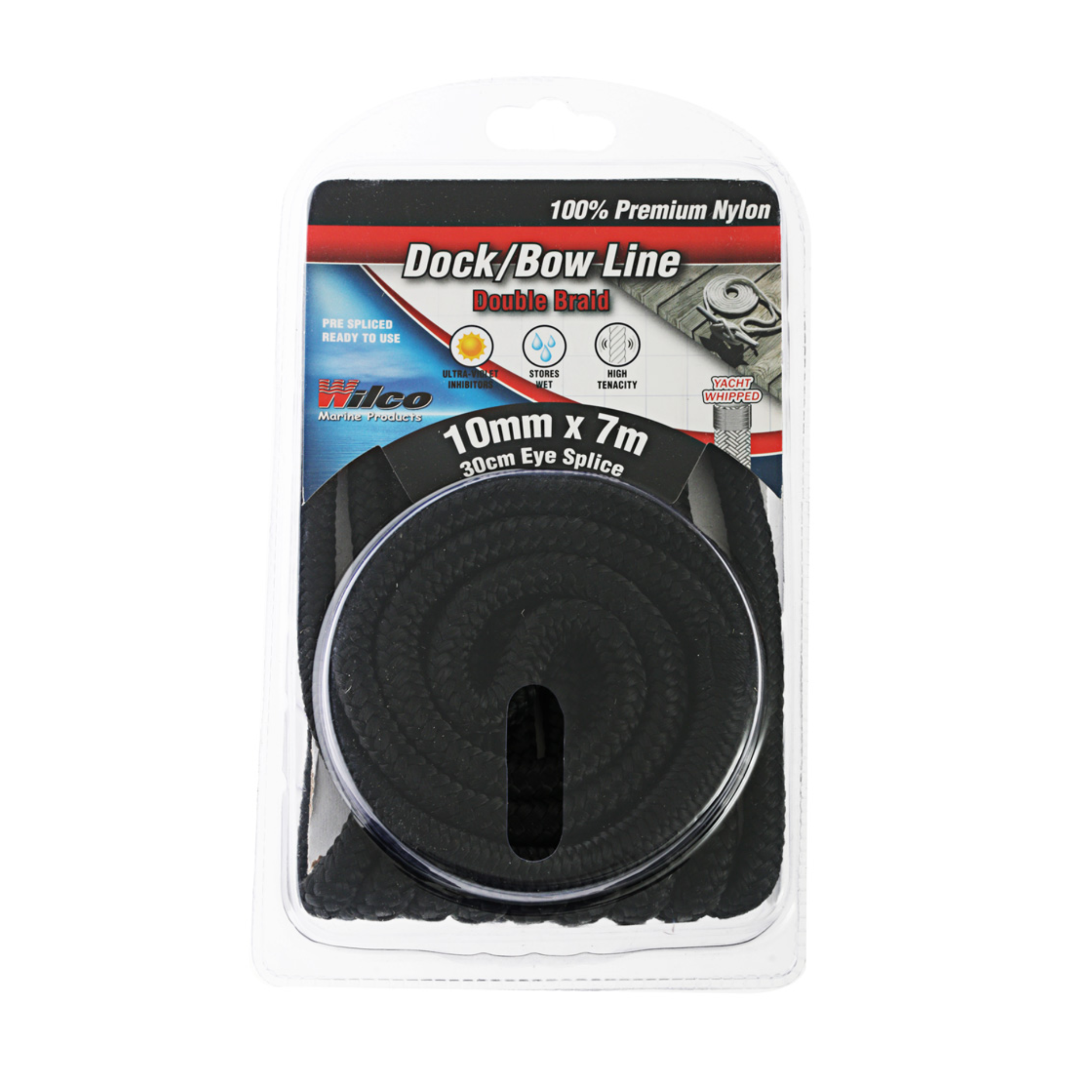 Wilco Dock/Bow Line Double Braid 10mm x 7m