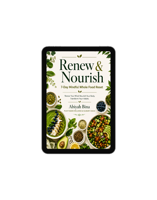 Renew & Nourish: 7-Day Mindful Whole Food Reset