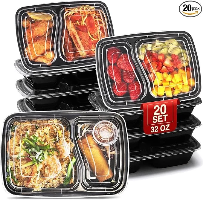 20 Sets 32 oz Meal Prep Container Reusable