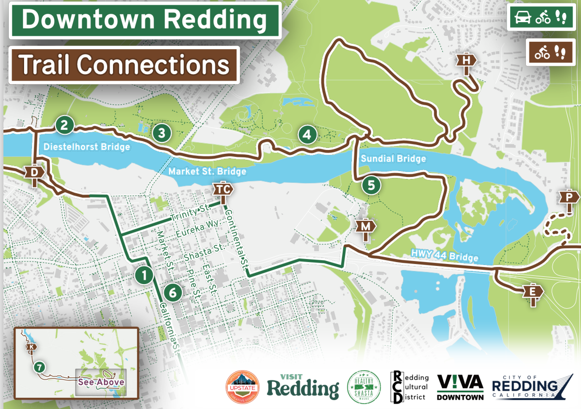 Walking Maps — Viva Downtown Redding