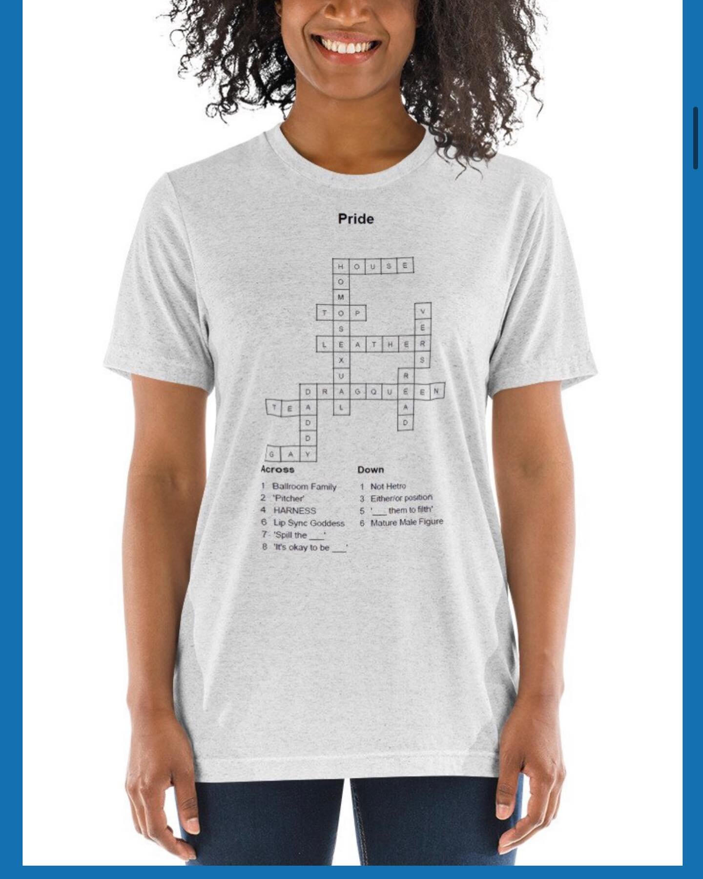 Pride Crossword Puzzle #lgbt #pridemonth #tshirt #pride #smallbusiness